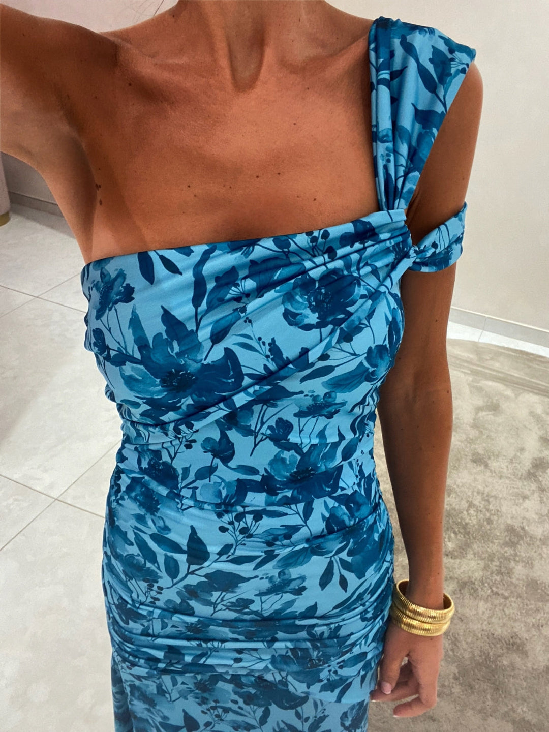 Ariella | Asymmetric One Shoulder Evening Dress