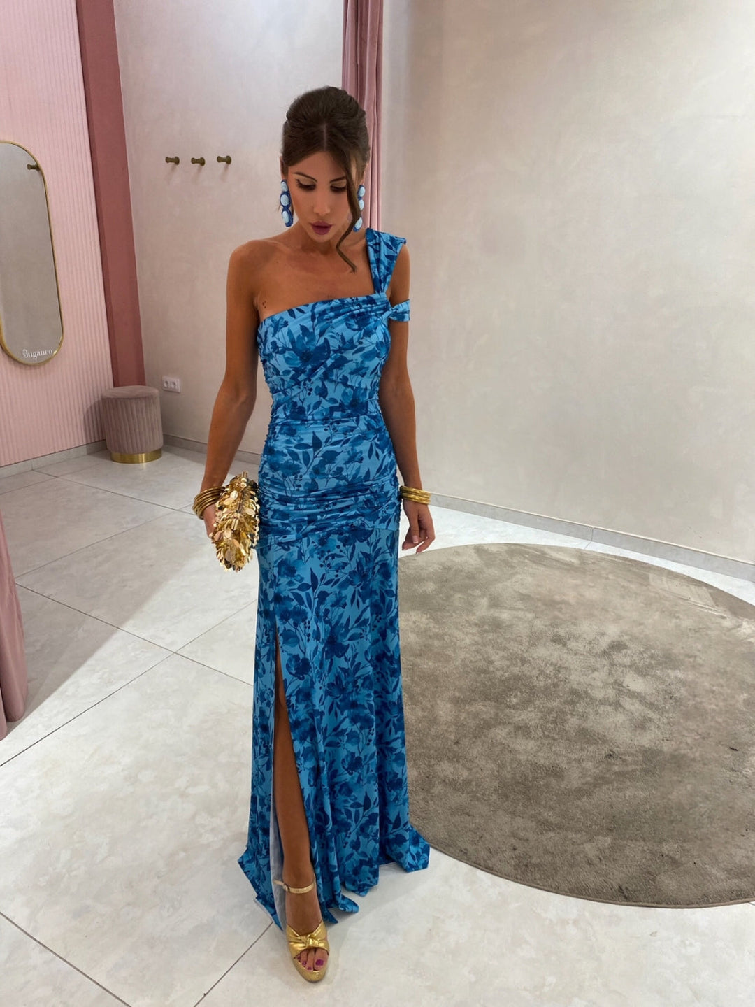 Ariella | Asymmetric One Shoulder Evening Dress