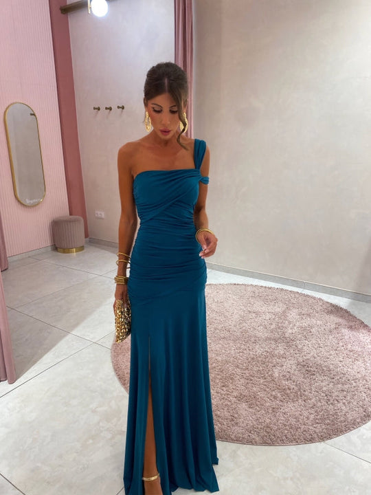 Ariella | Asymmetric One Shoulder Evening Dress