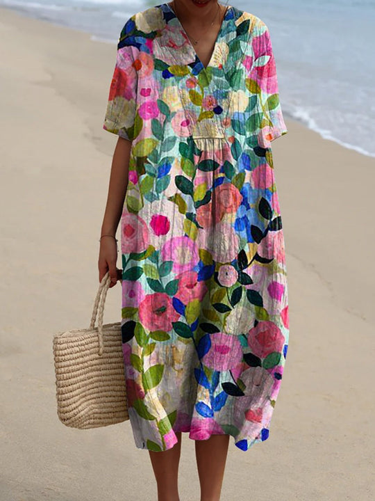 Kalina – Floral Escape Dress