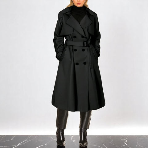 Elodie – Double-Breasted Trench Coat for Women